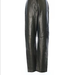 Saks Fifth Avenue Leather Pants Size 12 Vintage